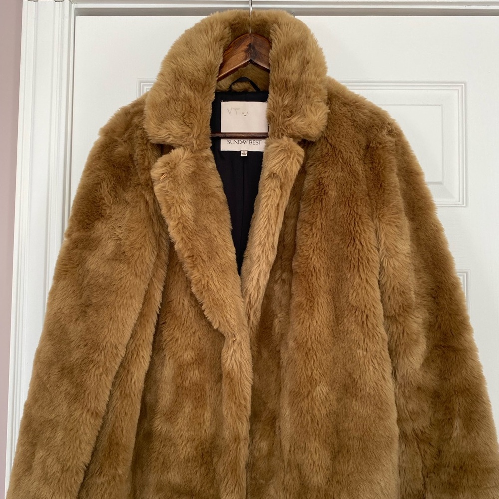 Sunday Best faux fur coat
